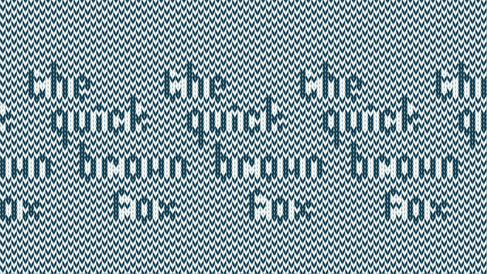 Checkerboard letters